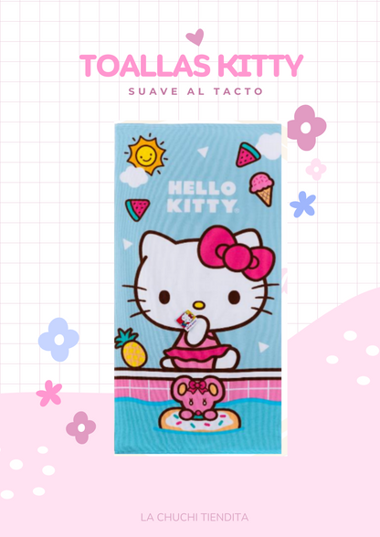 Toalla Kawaii Hello Kitty – Suavidad y Estilo para Cada Aventura