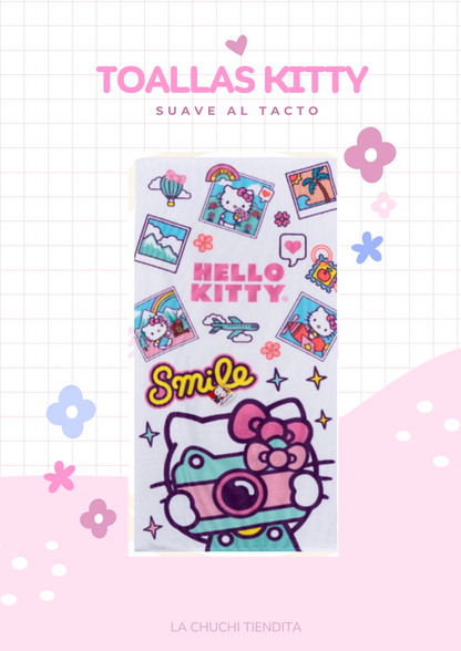 Toalla Kawaii Hello Kitty – Suavidad y Estilo para Cada Aventura
