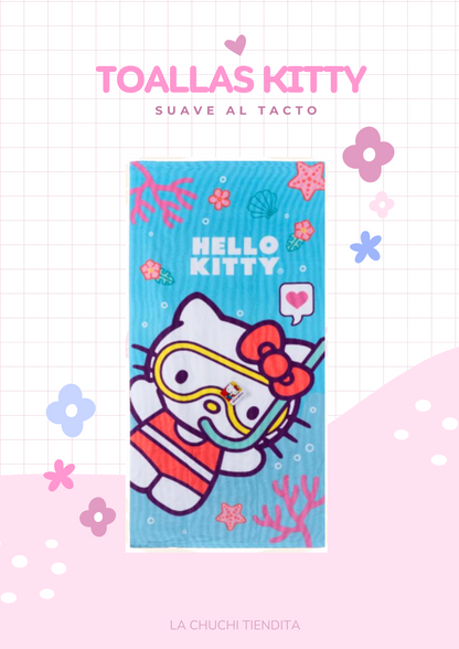Toalla Kawaii Hello Kitty – Suavidad y Estilo para Cada Aventura