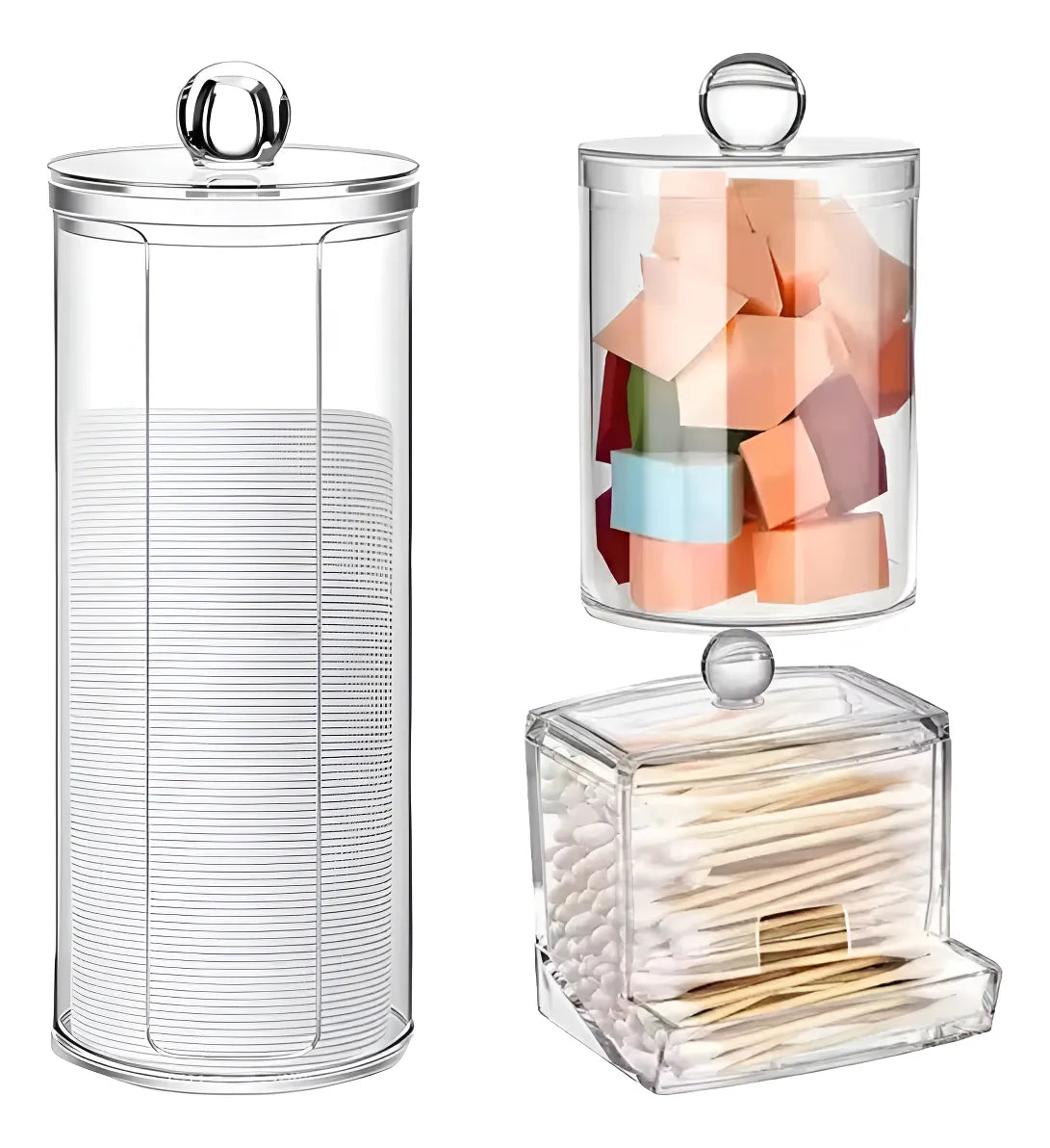 Organizador acrílico - 3 piezas