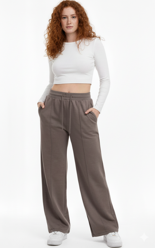 BUZO WIDE LEG EN FRENCH TERRY