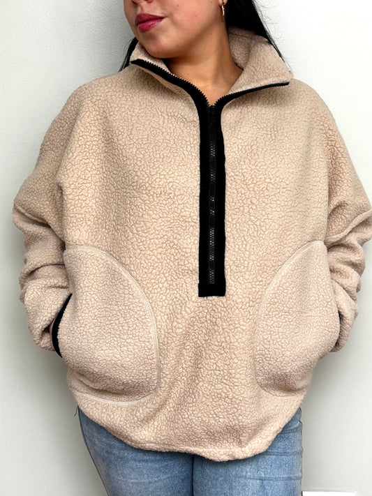 POLERA TEDDY - BEIGE