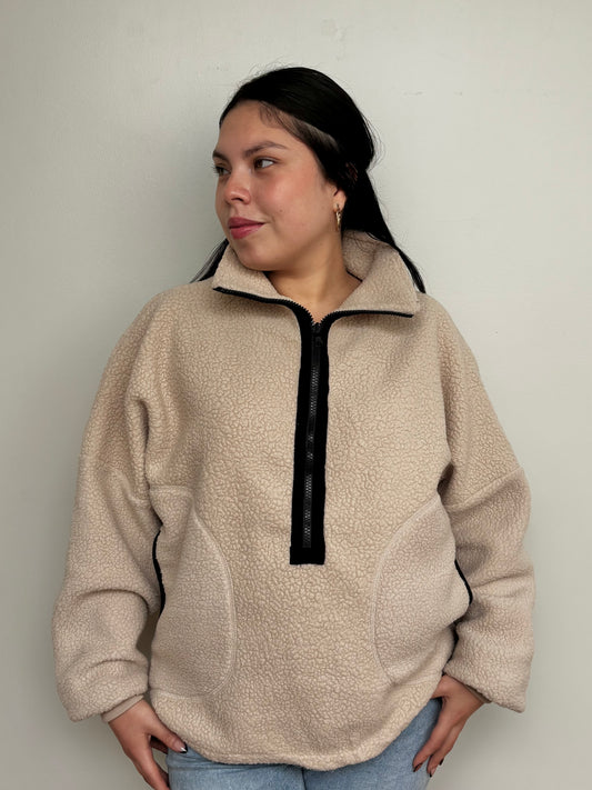 POLERA TEDDY - BEIGE