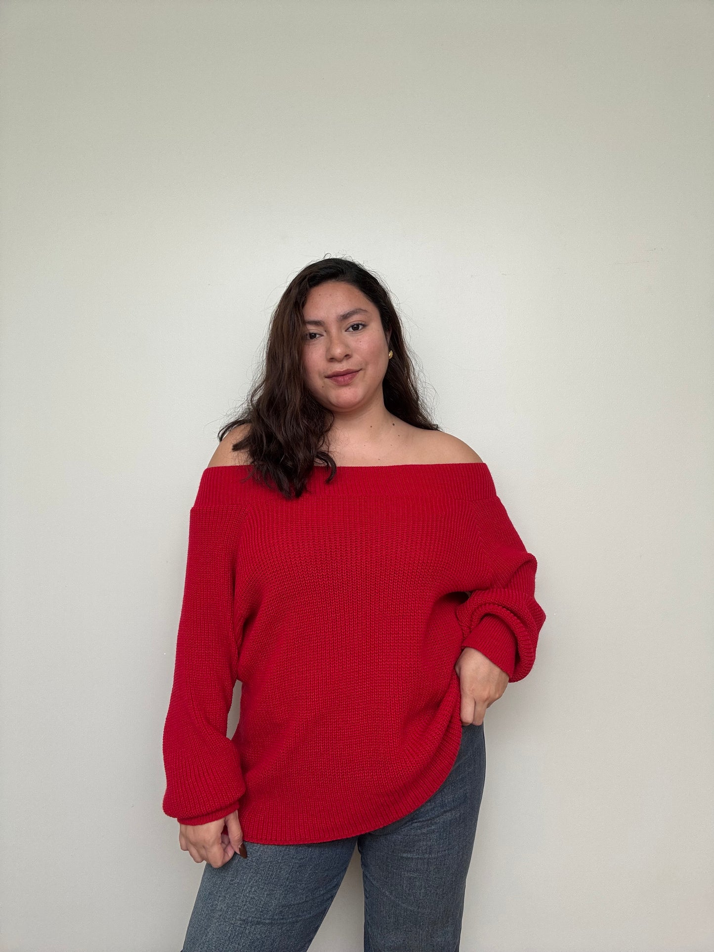 CHOMPA OFF SHOULDER OVERSIZE