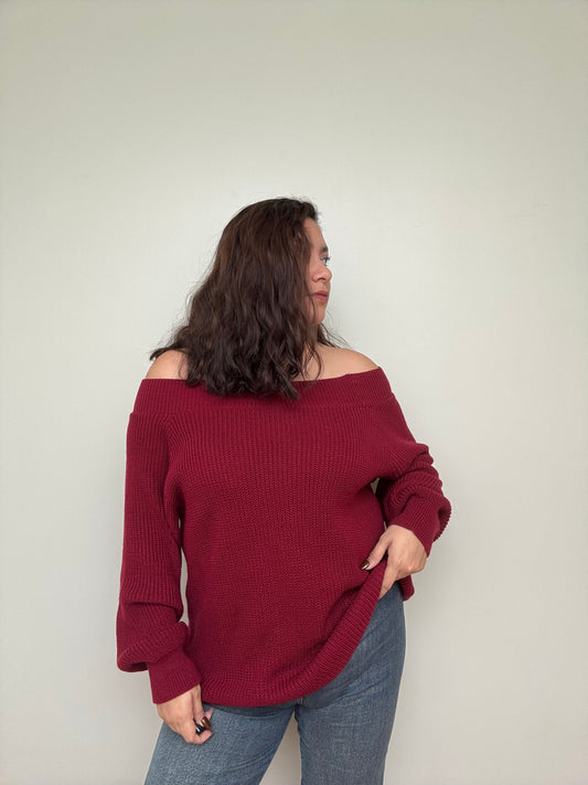 CHOMPA OFF SHOULDER OVERSIZE